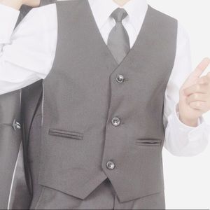 BOYS TAZIO GREY SUIT VEST SIZE 3